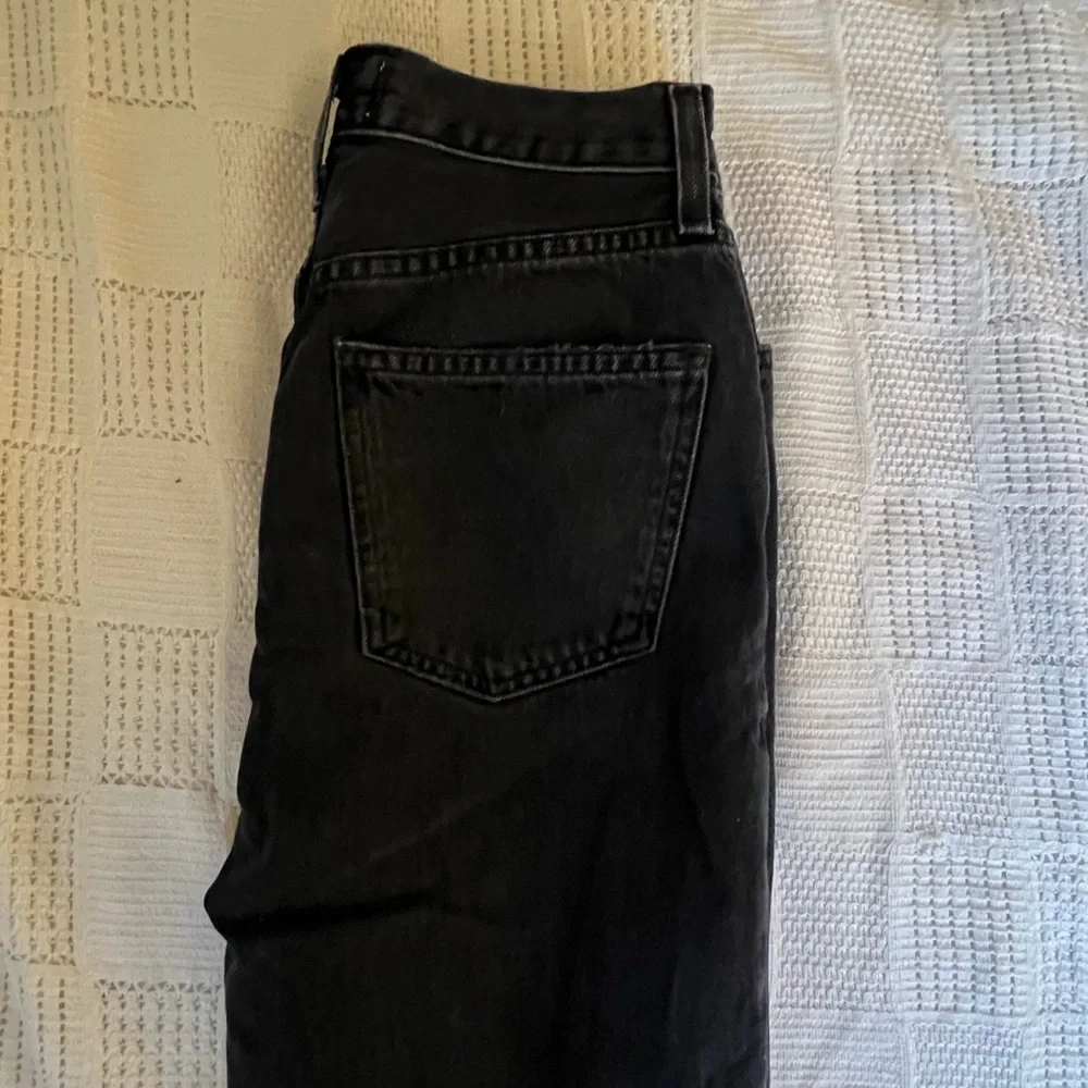 AGOLDE Black Distressed Lana Jeans Size 24 - Picture 5 of 5